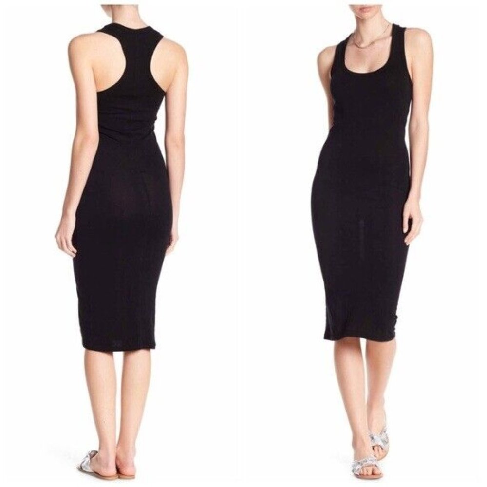 Young Fabulous & Broke Denny Tank Dress in Black Size Large NWT